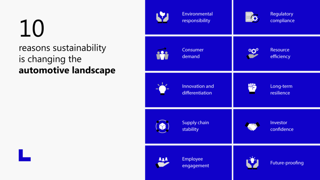 From carbon footprint to conscious choices: 10 reasons sustainability is steering the future of automotive