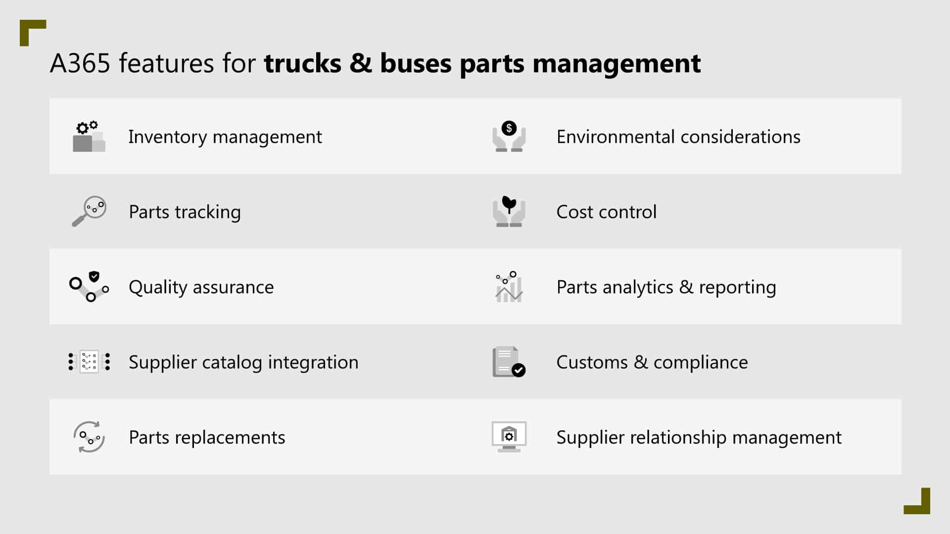 From inefficient handling to streamlined workflows: 7 key benefits of effective parts management in the trucks & buses industry 