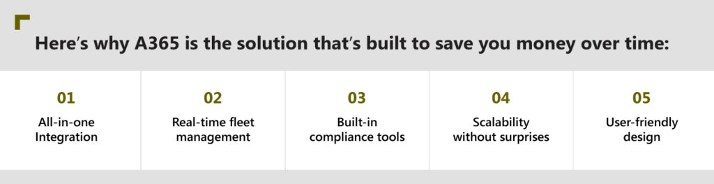 From hidden costs to long-term savings: How A365 lowers TCO for trucks & buses 4